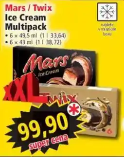 Norma Mars / Twix Ice Cream Multipack nabídka