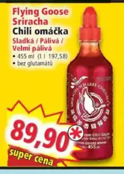 Norma Flying Goose Sriracha nabídka
