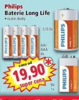 Norma PHILIPS Baterie Long Life nabídka