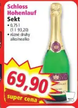 Norma Schloss Hohenlauf Sekt nabídka