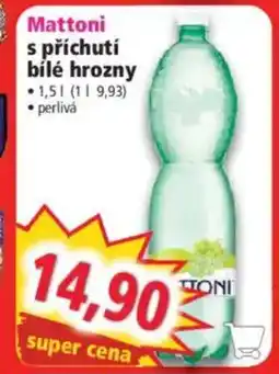 Norma MATTONI s příchutí bílé hrozny nabídka