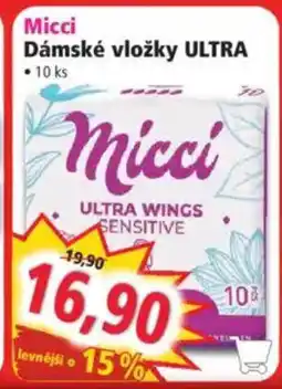 Norma Micci Dámské vložky nabídka