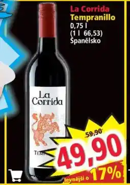 Norma La Corrida Tempranillo nabídka