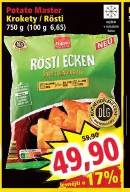 Norma Potato Master Krokety / Rösti nabídka