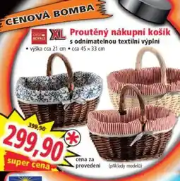 Norma Proutěný nákupní košík nabídka