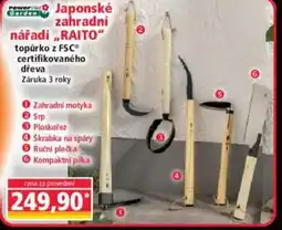 Norma Japonské zahradní nářadí „RAITO" nabídka
