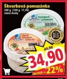 Norma Škvarková pomazánka nabídka