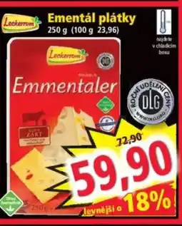 Norma Emmentaler platky nabídka