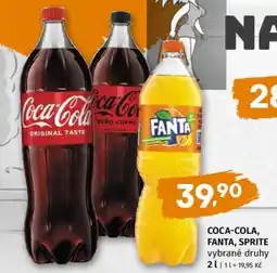 Terno Coca-Cola, Fanta, Sprite nabídka