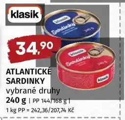 Terno ATLANTICKÉ SARDINKY nabídka