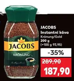 Kaufland JACOBS Instantní káva Krönung/Gold nabídka