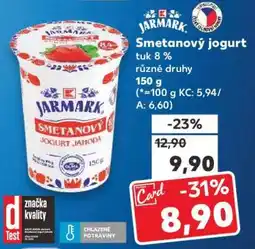 Kaufland Jarmark Smetanový jogurt nabídka