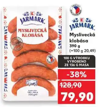 Kaufland Jarmark Myslivecká klobása nabídka
