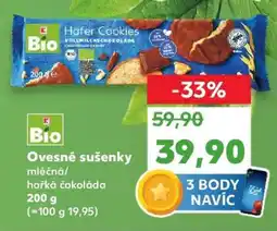 Kaufland Bio Ovesné sušenky nabídka