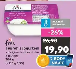 Kaufland free Tvaroh s jogurtem nabídka