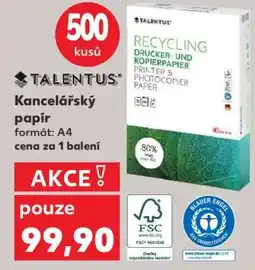 Kaufland TALENTUS Kancelářský papír nabídka