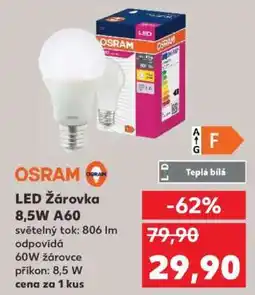 Kaufland LED žárovka 8,5W A60 nabídka