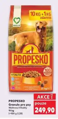 Kaufland PROPESKO Granule pro psy Wellness/Vitality 11 kg nabídka