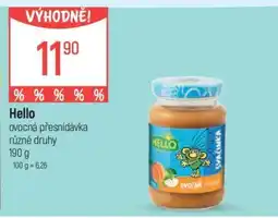 Globus Hello Ovocná přesnídávka nabídka