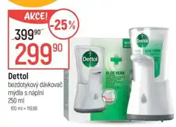 Globus Dettol bezdotykový dávkovač mýdla s náplní nabídka