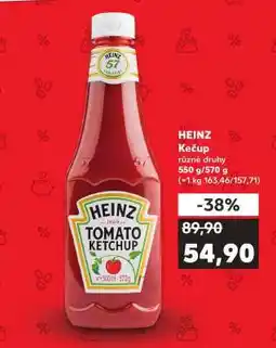 Kaufland HEINZ kečup nabídka