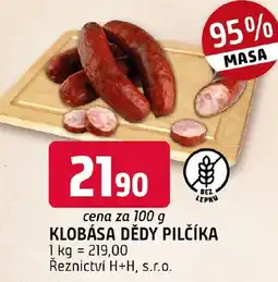 Terno Klobása dědy pilčíka nabídka