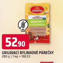 Terno Grilovací bylinkové párečky nabídka