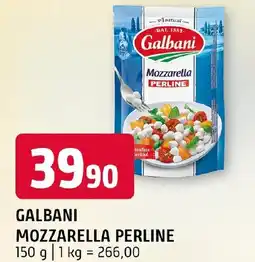Terno GALBANI Mozzarella perline nabídka