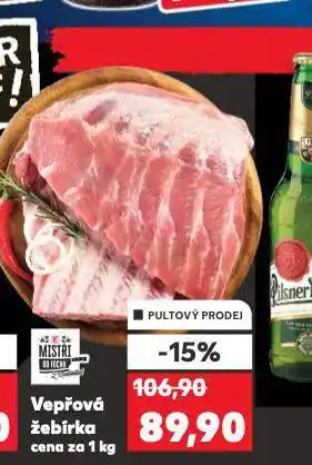 Kaufland Vepřová žebírka nabídka