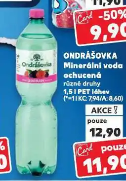 Kaufland Ondrášovka ochucená nabídka