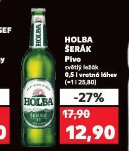 Kaufland Pivo holba šerák nabídka