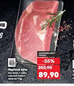 Kaufland Vepřová kýta bez kosti nabídka