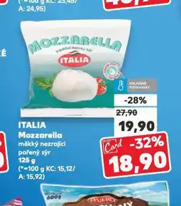 Kaufland Itala mozzarella nabídka