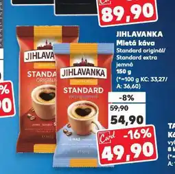 Kaufland Jihlavanka mletá káva nabídka