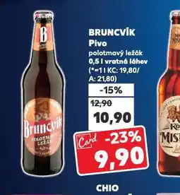Kaufland Pivo bruncvík nabídka