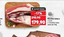 Kaufland Hovězí žebro s kostí nabídka