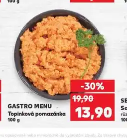 Kaufland Topinková pomazánka nabídka