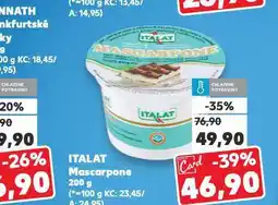 Kaufland Itala mascarpone nabídka