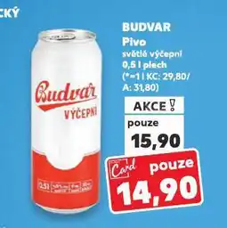 Kaufland Pivo budvar nabídka