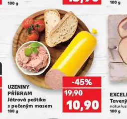 Kaufland Játrová paštika s pečeným masem nabídka
