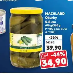 Kaufland Machland okurky 5-8 cm nabídka