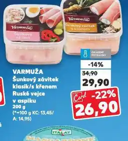 Kaufland Šunkový závitek s křenem nabídka