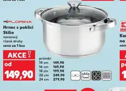 Kaufland Hrnec s poklicí 20 cm nabídka