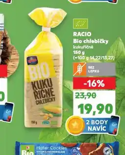 Kaufland Racio chlebíčky kukuřičné nabídka