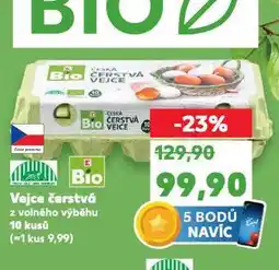 Kaufland Čerstvá vejce nabídka