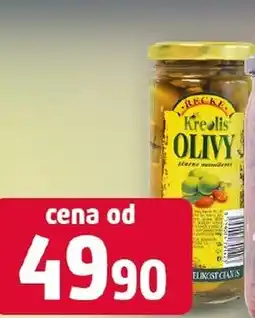 Terno KREOLIS olivy zelené plněné mandlí nabídka