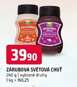 Terno Zárubova světová chuť nabídka