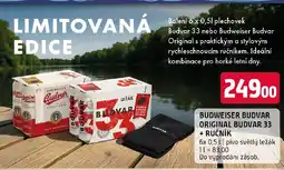Terno Budweiser Budvar original Budvar 33 + Ručník nabídka