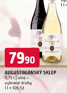 Terno Augustiniánský sklep nabídka
