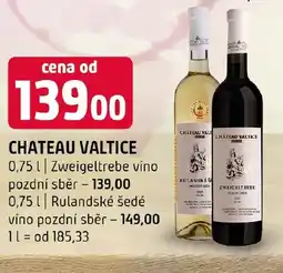 Terno Chateau Valtice nabídka